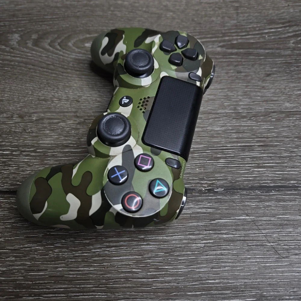 Sony PS4 DualShock 4 Wireless Controller CUH-ZCT2U Green Camouflage Tested